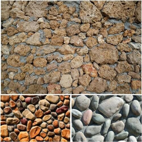 Cobblestone Stone Retro Photo Backgrounds Cloth Vinyl Photography Backdrops Prop