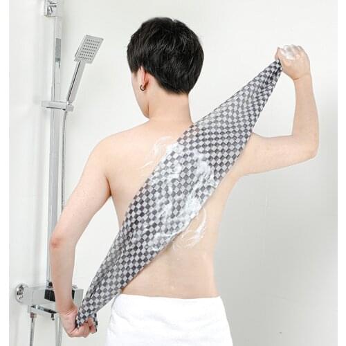 Japanese imported bath towel plus long bath flower, rubbing back, strong mud rubbing and back strip bath towel artifact
