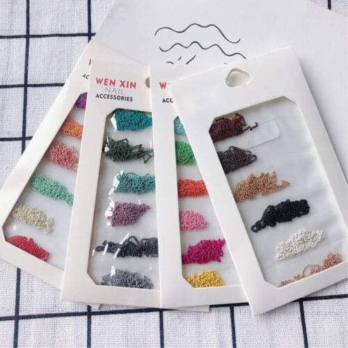 DIY Jewelry Accessories Wholesale Nail Art Jewelry Chain Tassel Metal Multicolor Flat Chain Retro Metal Chain Accessories