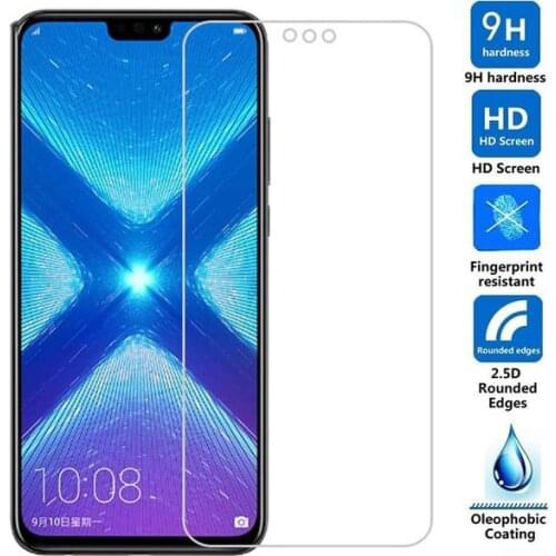 2.5D Tempered Glass For Huawei Honor 8X Protective Film 9H Explosion-proof Screen Protector For Honor 8X ARE-AL00