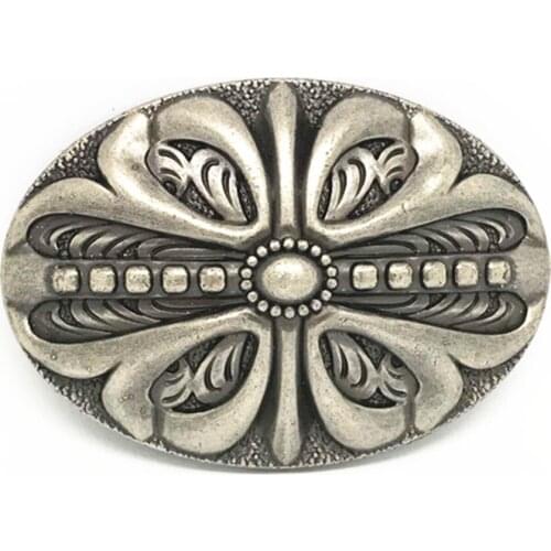 Western cowboy zinc alloy personality retro pattern unisex belt buckle gift