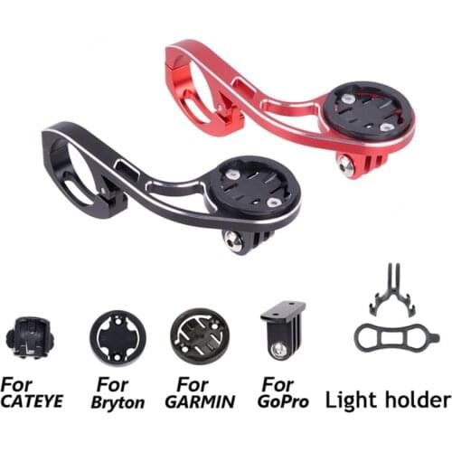 ZTTO 062 MTB Bicycle Mount Handlebar Extension Out-front Stand GPS Computer Holder For GARMIN CATEYE GoPro Sports Camera Light