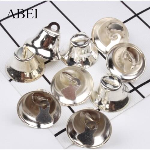 20mm 20pcs Silver Gingle Bell For Christmas Tree Home Decoration DIY Handmade Crafts