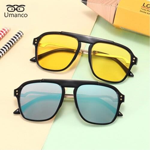 2021 New Personality Sunglasses for Children PC Frame Metal Leg AC Lens Boys Girls Goggles Anti UV400 Eye Glasses Outdoor Gift