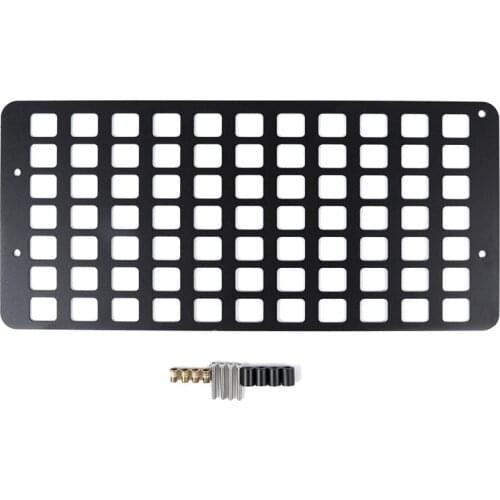 Car Rear Tailgate Storage Racks Trunk Cargo Shelf Aluminum Alloy Luggage Storage Carrier for Jeep Wrangler JK 2007-2017