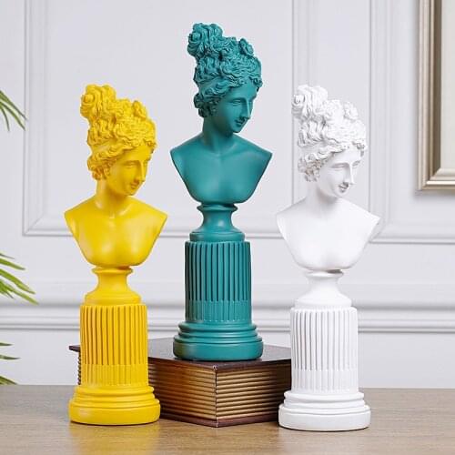 Goddess Sculpture Table Decoration 36x9.8x11cm Statue Home Decor Modern Europe Decorative Figurine Living Room Decorations Art