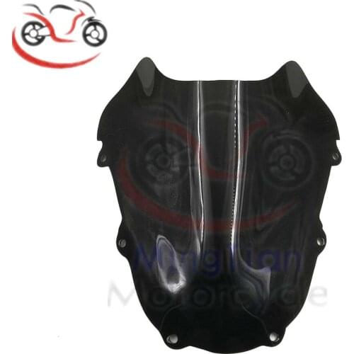 For Triumph Daytona 600 03-05 Motorbike Front Dual Bubble Daytona 650 05 - 06 Windshield Windscreen Wind Deflector