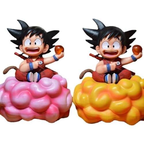 Dragon Ball Figure GK Son Goku Somersault Cloud Four Planets Childhood Little Goku Anime Figure Decoration Toys For Children