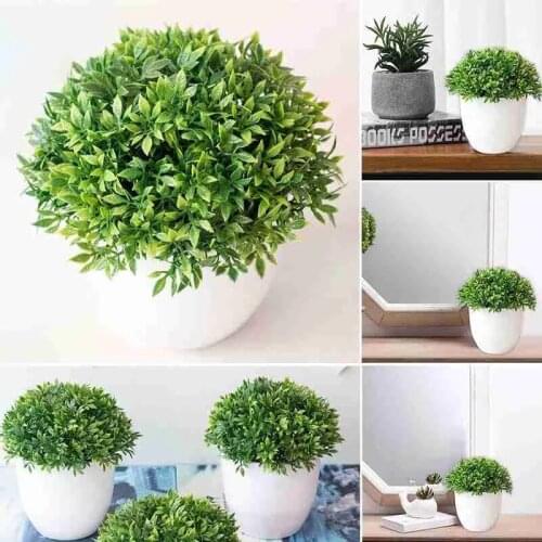 NEW Artificial Plants Bonsai Small Tree Pot Plants Fake Flowers Potted Ornaments For Home Decoration Hotel Garden Decor