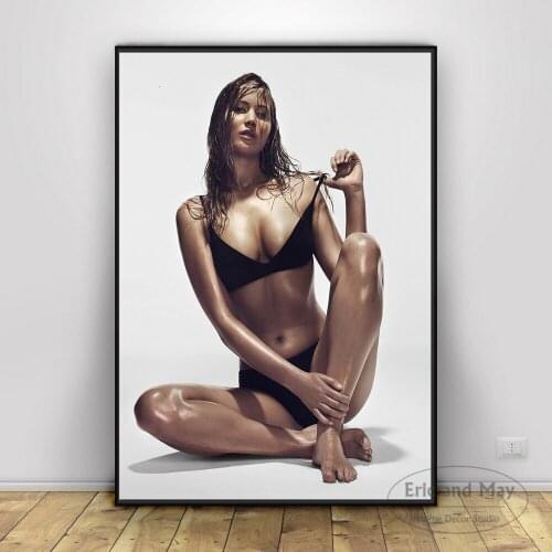 Lawrence Jennifer Bikini Hot Sexy Posters And Prints Canvas Painting Wall Pictures For Living Room Decorative Home Decor Cuadros