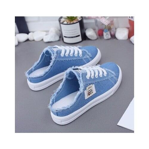 SZSGCN Hot New 2021 Spring Summer Women Canvas Shoes Flat Sneakers Women Casual Shoes Low Upper Lace Up White Shoes 35-41