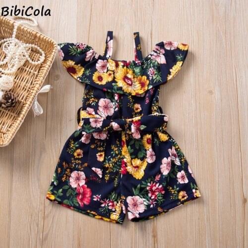 Baby Girl Clothing Set Coverall New Summer Newborn Baby Clothes Backless Tops and Shorts Toddler Baby Girl Bow Clothes Outfit