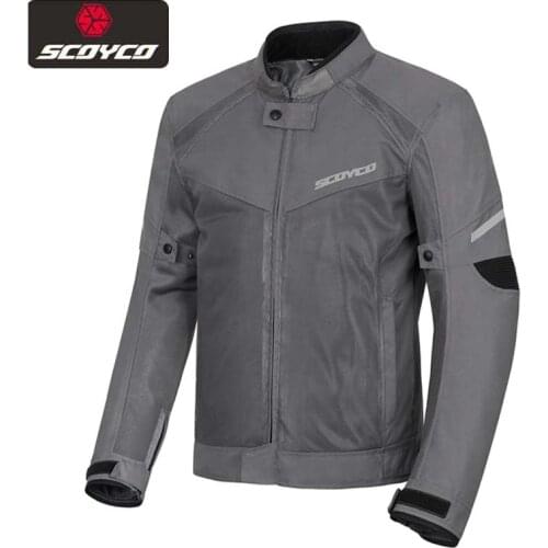 Summer SCOYCO Motorcycle jacket with CE protector,motobiker Breathable Mesh clothes motocross Reflective coat M L XL 2XL 3XL