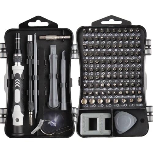 Precision Screwdriver Kit 112 in 1 with 98 Magnetic Bits Screwdriver Repair Tool Kit for Mobile Phone Tablet Electronic Device