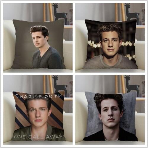 Musife Custom Charlie Puth Pillowcase Sofa Decorative Cushion Cover Pillowcase Home Decor Drop Shipping Wholesale