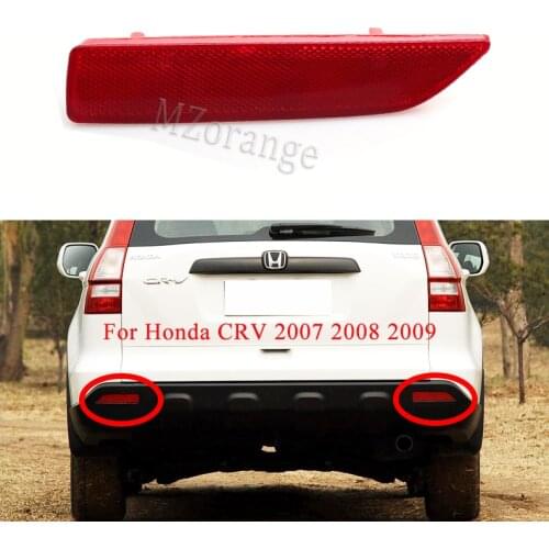 Rear Bumper Reflector Light For Honda CRV 2007 2008 2009 Tail Stop Brake Lights Car Accessories Rear Fog Reflector lamp