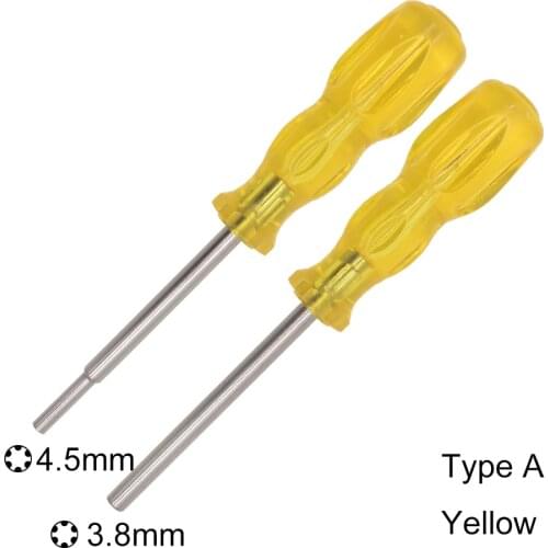 Security Repair Precision Screwdriver Tool 3.8mm 4.5mm Screw Driver for NGC SFC Snes Seg N64/SEGA Security Disassemble Opening