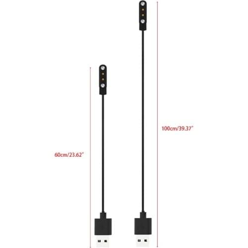 H7JF Portable Magnetic USB Charging Cable Cord Compatible with W26/W26+ Smart Watch with Magnetic Connetor