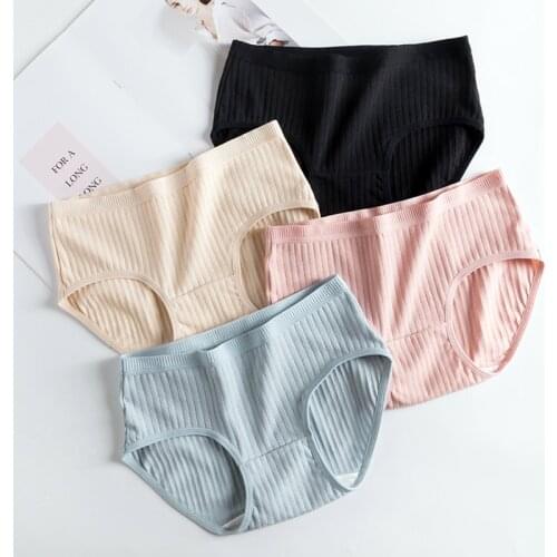 Plus Size Panties for Woman Underwear Sexy Lace Breathable Soft Briefs Female Briefs Panty Sexy Traceless Womens Underpants