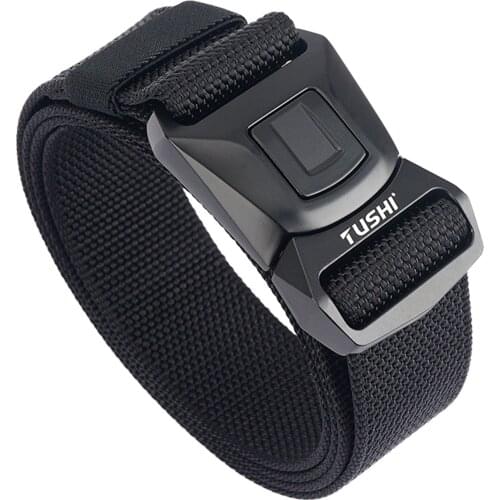 Adjustable Length Mens Belt Multifunctional Wearproof Breathable Outdoor Sports Belt