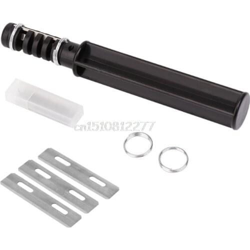 DIY Leather Craft Lacing Lace Cord Maker Design Strip Cutter Tool with 3 Blades #H0VH# Drop shipping