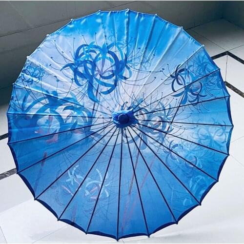 Silk cloth Umbrella Rain Women oilpaper Wedding Vintage Dance Decor Ancient Prop Scenic paraguas mujer Poney Vintage Umbrella
