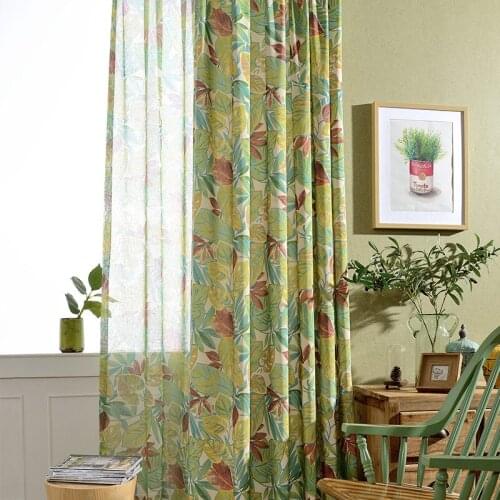 Modern Minimalist Curtains for Living Dining Room Bedroom Polyester-cotton Printed Jacquard Curtains