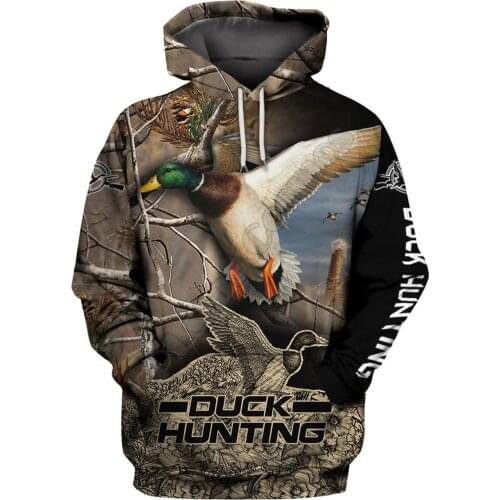 Duck Hunting 3D Hoodies Printed Pullover Men For Women Funny Sweatshirts Fashion Cosplay Apparel Sweater Drop Shipping 02