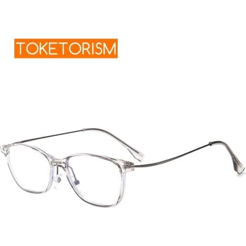Toketorism Stylish Blue Light Blocking Glasses Men Womens Anti Blue Computer Eyeglasses
