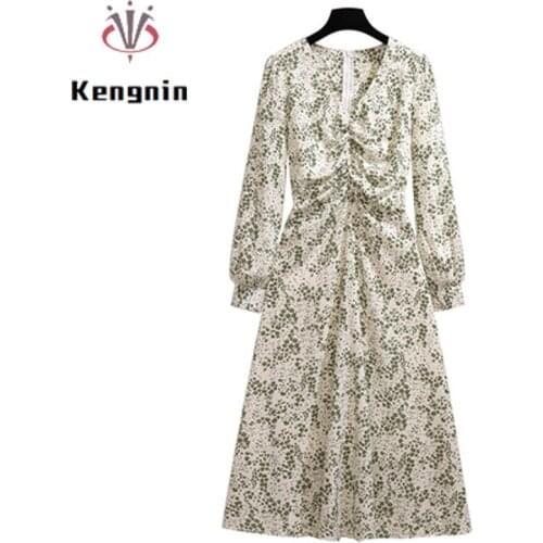 Plus Size 4XL Womens Dresses 2021 New Summer Print Floral Dress Lady Vestidos French Chic Bow Designer Black Dress Robe KE1630