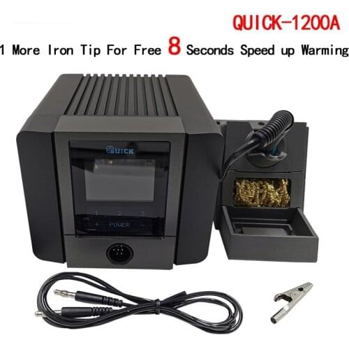 110v For QUICK TS1200A Intelligent Touch Lead-Free Electric 120W Anti-Static Iron Soldering Station