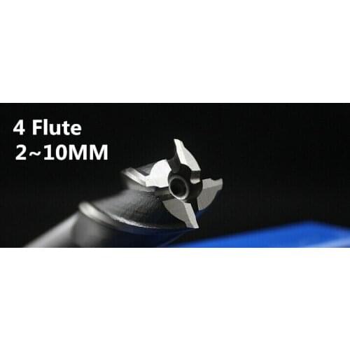 9pcs/set 2.0~10mm 4 Flute Milling Cutter CNC Equipment milling cutter rotary cutter,Aluminium End Mill Cutter,Lathe Tool