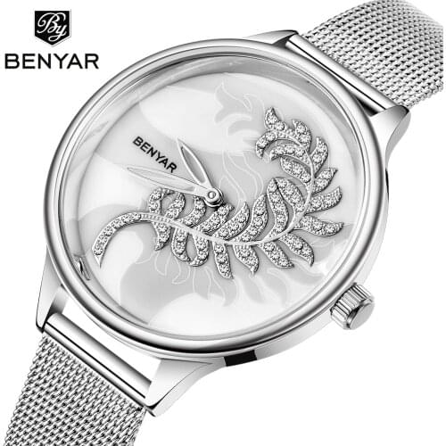 Модные женские часы BENYAR China At AliExpress