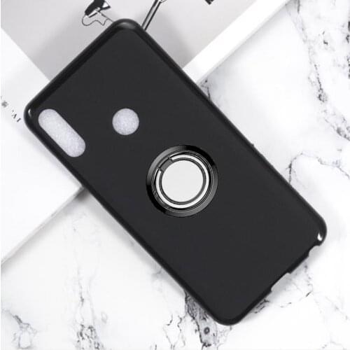For ASUS ZenFone Max Pro M2 ZB631KL Back Ring Holder Bracket Phone Case Cover Phone TPU Soft Silicone Cases ON ASUS ZB631KL