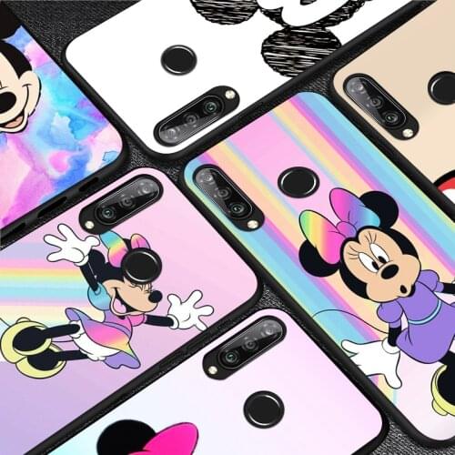 Disney Mickey mouse color For Huawei Y9S Y6S Y8S Y9A Y7A Y8P Y7P Y5P Y6P Y7 Y6 Y5 Pro Prime 2020 2019 2018 Soft Phone Case