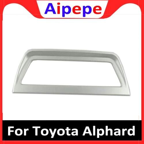 For Toyota Alphard Vellfire 2016 2018 2019 Car Interior Screen Display Moulding Frame Trim Auto Decoration Cover Cap Accessories