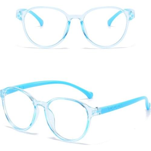 Flexible Frame Anti Radiation Glasses Children Computer Glasses Anti Blue Light for Kids Protect Eyes Eyeglasses -MX8