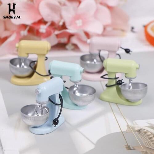 Dollhouse Miniature Kitchen Modern Mixer Model Furniture Accessories Toys For Doll House Decoration Accessories
