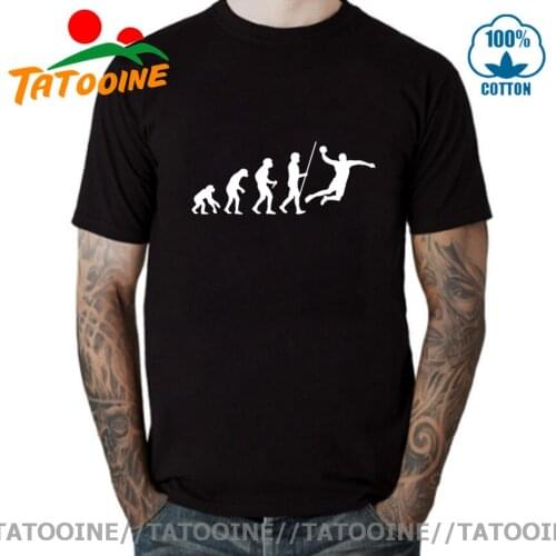 Tatooine Handball Evolution T shirt men Funny Evolution of Handball Player T-shirt Black White Basic Summer Tee shirt Casual Top