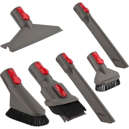 Tool Attachments Kit Compatible for Dyson V11 V10 V7 V8 Vacuum Cleaner with Hose Crevice Brush Mattress Tool 7 Piece Set