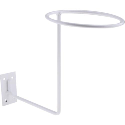 Helmet Hanger Wall Mount Display Rack Helmet Storage Holder Hanger White