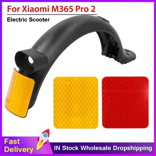 Electric Scooter Rear Fender Reflective Warning Sticker Guard Skateboard Fenders for Xiaomi M365 Pro 2 Accessories