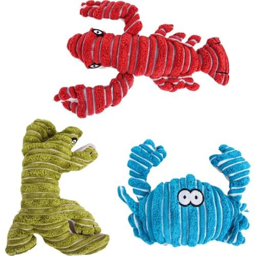 Plush Animals Toy Dogs Chew Squeaky Toys Cute Stuffed Squeaking Pet Toy Cats Puppy Puzzle Interactive Molars Biting Squeaker Toy