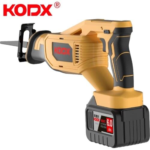 Lithium battery reciprocating saw 18v cordless reciprocating saw with 4 pieces saw blades