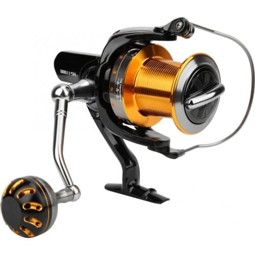 Spinning Fishing Reel 15+1BB 7000/8000/11000 Series Long Shot Spinning Fishing Reel Metal Saltwater Spining/Baitcasting Reel
