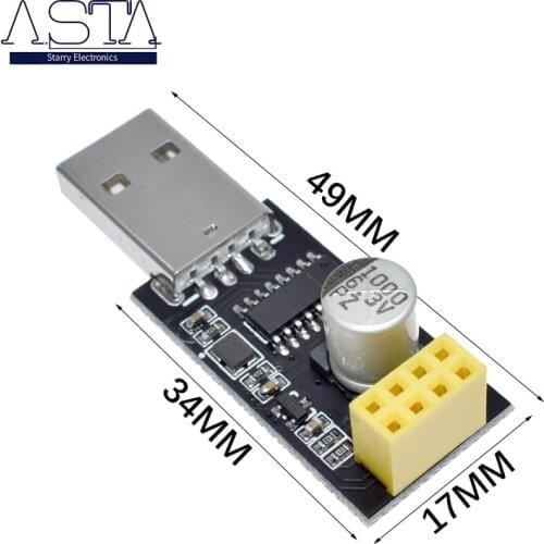 USB to ESP8266 WIFI module adapter board computer phone WIFI wireless communication microcontroller development B63