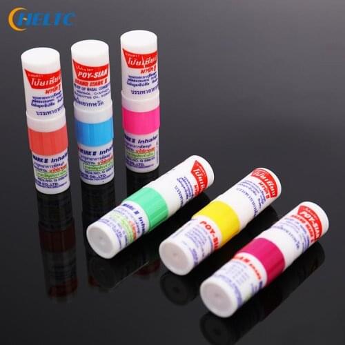 1PCS Thai Eight Immortals Tube Nose Thai Eight Immortal Tube Inhaler Nasal Stun Inhaler Supports Refreshing Fritters