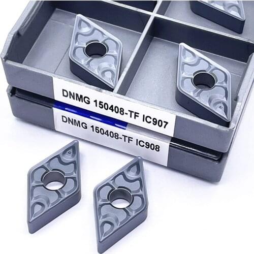 10PCS DNMG150408 TF external metal turning tool Iscar CNC turning tool lathe metal parts cutting tool