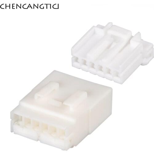 2 Sets 6 Pin Way Electrical Motorcycle Wiring Scoket Female Male Automotive Connector 368502-1 174930-1 174923-1 368504-1