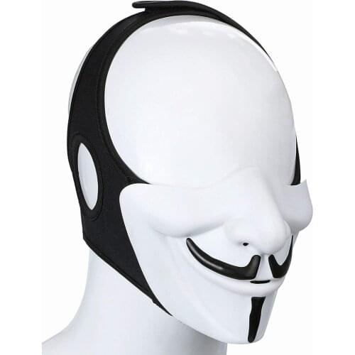 V For Vendetta Airsoft Paintball Tactical Half Face Mask Hannya Skull Horror Cosplay Halloween Military Hunting Protective Masks